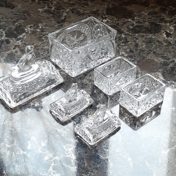 Vintage Hofbauer Byrdes Crystal Collection Bundle - Picture 2 of 5